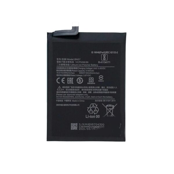 Bateria Xiaomi BN57 /Poco X3 /X3 Pro