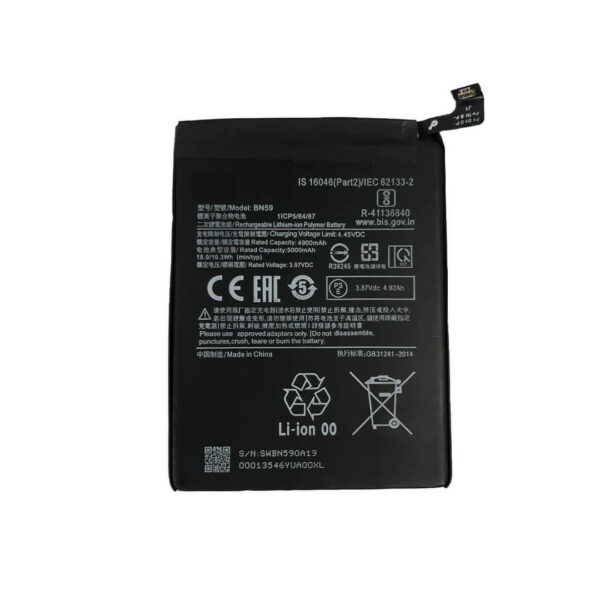 Bateria Xiaomi BN59/ Redmi Note 10/ Note 10S