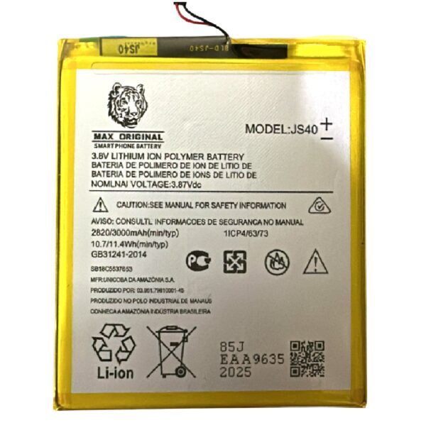 Bateria Motorola JS40 Z3 Play (Max Original)