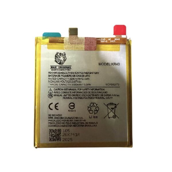 Bateria Motorola KR40 One Vision /One Action (Max Original)