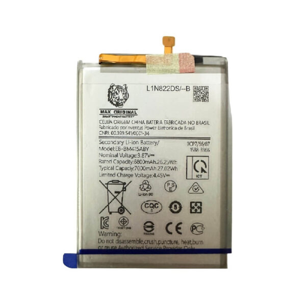 Bateria Samsung M51 /M62 EB-BM415ABY (Max Original)