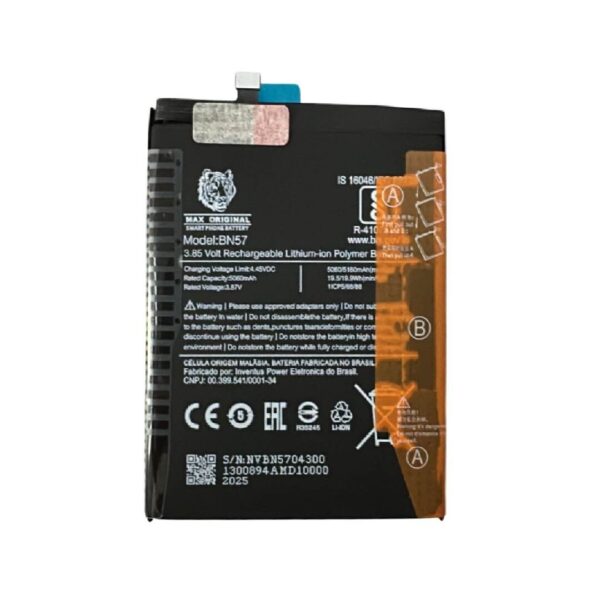 Bateria Xiaomi BN57 /Poco X3 /X3 Pro (Max Original)