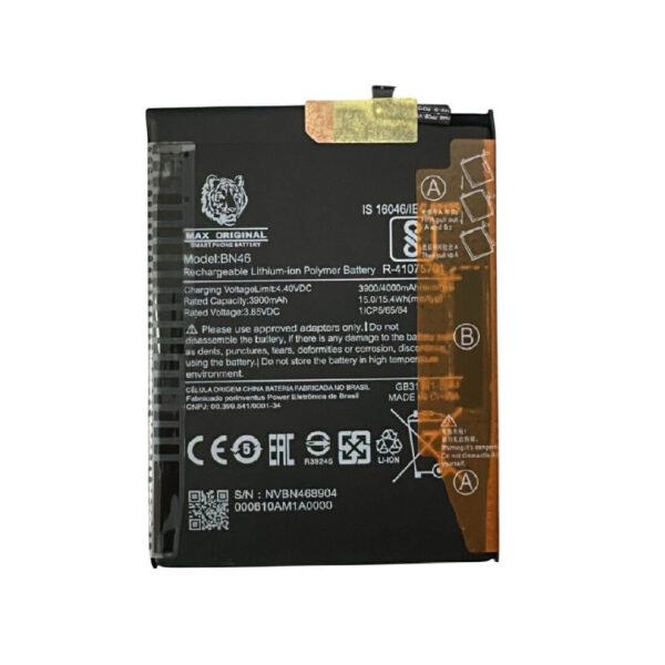 Bateria Xiaomi BN46/ Redmi 7/ Note 8/ Note 8T (Max Original)